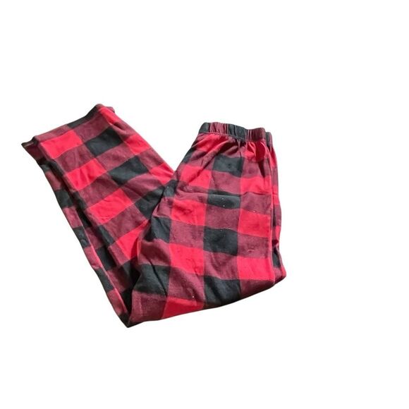 Mission Ridge men’s size medium Red and Black Plaid Pajamas excellent condition - Picture 2 of 2